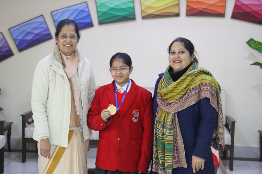 MEDAL IN ALL INDIA TALENT SEARCH COMPETITION